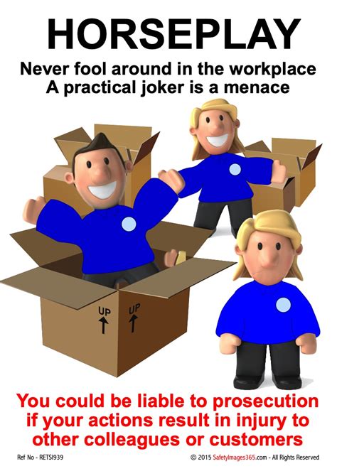 horseplay at work handouts.